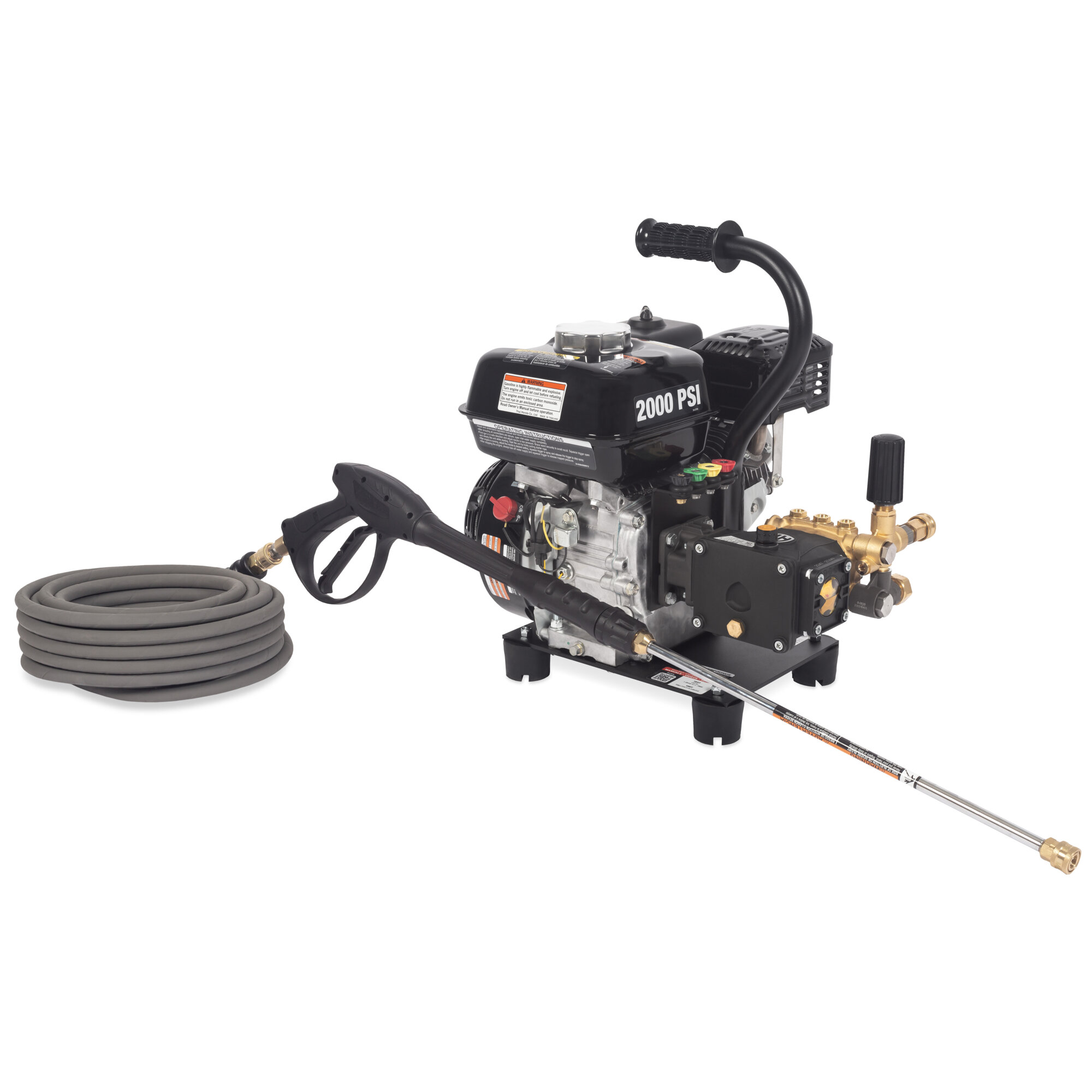 Mi-T-M CD Series Gasoline Direct Drive Cold Water Pressure Washer — 2.7 GPM, 2,000 PSI, Compact, Hand-Carry, Model# CD-2003-3MHH
